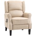 thumbnail image 1 of HOMCOM Fauteuil Inclinable de Massage Fauteuil Inclinable à Poussée avec Repose-Pieds, 1 of 10