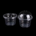 thumbnail image 2 of Homoyoyo Transparent Crack-Resistant Takeaway Cups 100 Pcs PP Plastic Kitchen Drinkware, 2 of 6