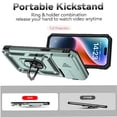 thumbnail image 4 of Estuche GANGXUN para iPhone 15 Pro Max, soporte giratorio 360°, estilo mecánico y magnético, 4 of 5