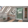 thumbnail image 2 of DreamLine Unidoor-LS 52-53 in. W x 72 in. H Frameless Hinged Shower Door in Satin Black, 2 of 8