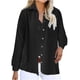 thumbnail image 1 of Chaquetas para mujer Abrigos Abrigos Otoño Color sólido Botón suelto Cárdigan de manga larga Camisa superior informal Odeerbi  ODB-5, 1 of 4