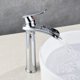 thumbnail image 3 of Chrome Basin Faucet Bathroom Waterfall Mixer Taps (High), 3 of 5