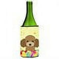 thumbnail image 2 of Carolines Treasures BB1938LITERK Chocolate Brown Poodle Easter Egg Hunt Wine Bottle beverage Insulator Hugger , Wine, 2 of 2