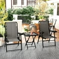 thumbnail image 2 of Outsunny Ensemble Bistro de Patio 3 Pcs, Ensemble de Chaises Pliantes d'Extérieur et Table, 2 of 10