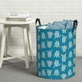 thumbnail image 6 of Naloa Sea Turtle Large Laundry Basket Waterproof Round Collapsible Storage bin with Handles for Hamper Kids Room,Toy StorageMedium, 6 of 6