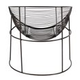 thumbnail image 6 of Butler Specialty Company Artemis Oval Iron Metal Basket Accent Chair - Black, 6 of 8