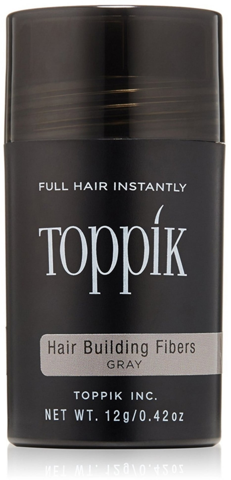 Toppik Hair Building Fibers, Gray 0.42 oz (Pack of 2)