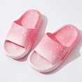 thumbnail image 5 of Ccpelsie Slides for Kids hower Slippers Bathroom Pool Sandals oys Girls Comfy Thick Sole Slippers Summer Non-Slip Beach Shoes（Pink,7.5), 5 of 5