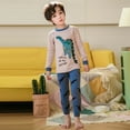 thumbnail image 3 of Pijamas de dibujos animados para niños y niñas, traje de otoño, ropa para bebés, Pijamas de Navidad, Infanti, 3 of 4