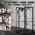 thumbnail image 6 of MITONOS Exercise Power Cage with Pull Up Bar,2000LBS Squat Rack with LAT Pulldown System, Multi-Function Weight Cage Strength Training Machine,Workout Cage with Attachments for Home Gym,RD, 6 of 10