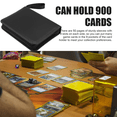 thumbnail image 4 of Trading Card Collection Binder 4 Pocket, Zip Card Binder Album,Card Case for Game/Football/Baseball Card, 4 of 7