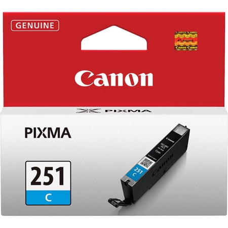 Canon キャノン Canon CLI-251C Cyan Ink Cartridge for PIXMA Printer (6514B001