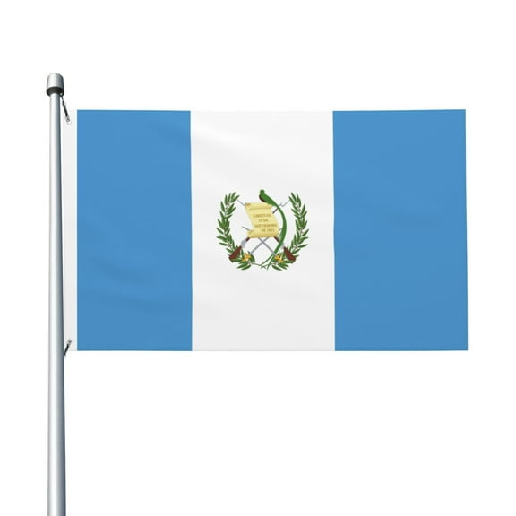 Flag Of Guatemala Flag Flag 3x5ft Double-Sided Printing Indoor/Outdoor Decorative Banner National Flag