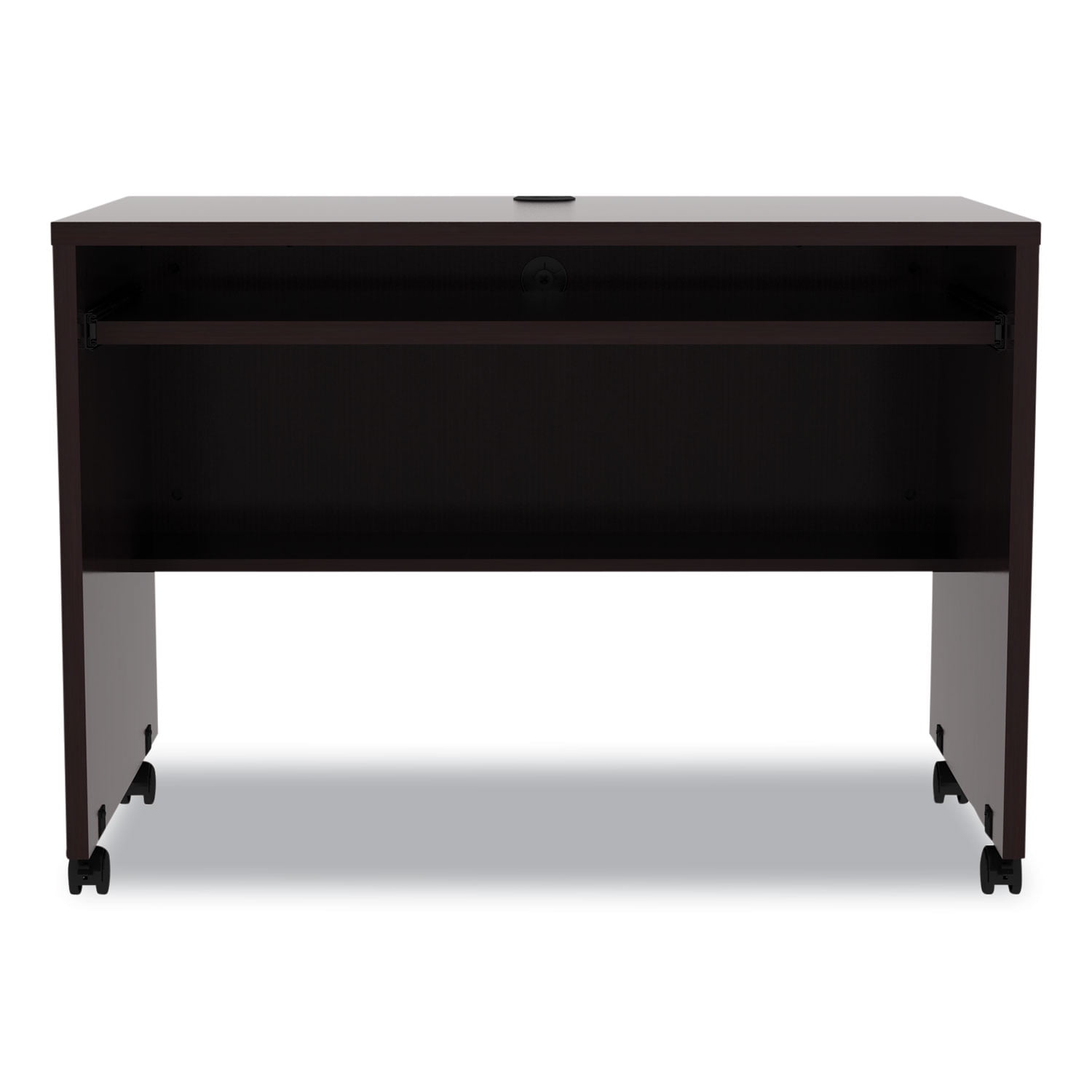 Alera Valencia Series Woodgrain Laminate 6-Compartment Under Counter File Organizer, Espresso