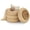 Light Brown, variant on Soft Teddy Round Storage Ottoman with Tray, 17.5 Inch Multi-Purpose Footrest Vanity Stool, 300 LB Capacity, No Assembly Required, Green