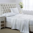 thumbnail image 1 of Juego de sábanas satinadas Lanest Housing Silk Satin King Ivory, 1 of 8