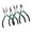 Without storage bag, variant on Misright MultiPurpose Retaining Rings Pliers Kit Internal/External Circlip Pliers