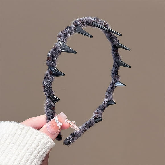 Silicone Bowl Danhjin Leopard Tooth Headbands Comb Plastic Hoop U Shaped Tooth Hair Bands Wavy Teeth Hair Hoop Exquisite Shape Makeup