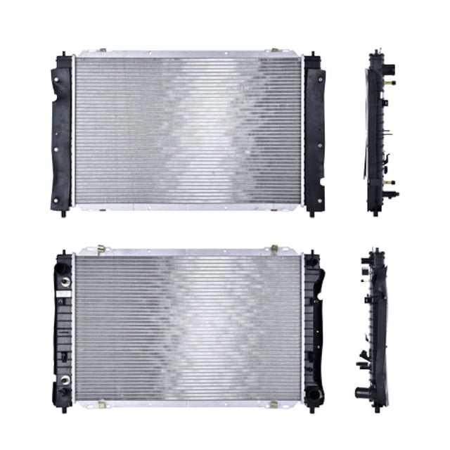 Radiador De Agua Escape 2001 A 2004 Ford L4 2.0L Aut Polar Soldado Aluminio