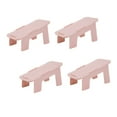 thumbnail image 2 of 4Pcs Double Layers Shoes Rack Creative Shoes Storage Rack Household Shoes Holder Shoes Stand Pink, 2 of 8