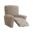 thumbnail image 2 of recliner Cover Couch Chair Covers with Fitted for Living Room Light Brown, 2 of 8