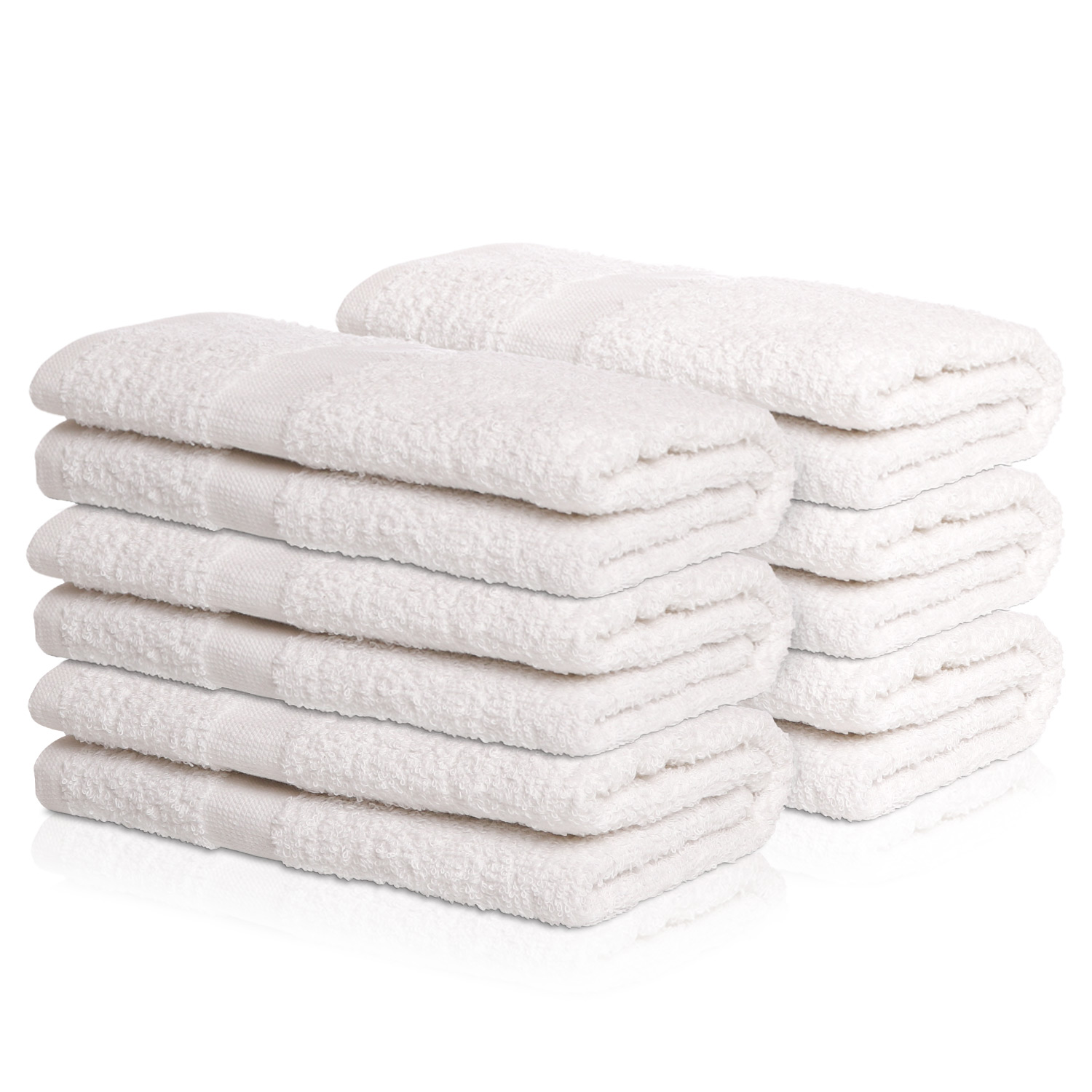 Jmr 100 White Cotton 20x40 MultiPurpose Bath Towel for Home, Gym, Spa
