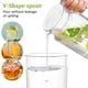 thumbnail image 4 of 2 pcs jarras de gran capacidad jarras de agua con tapas para bebidas de té agua fría caliente, 4 of 8