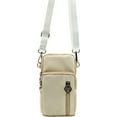 thumbnail image 6 of YOUI-GIFTS 3-Layers Crossbody Bag Cellphone Pouch Armband Wallet Nylon Smartphone Purse with Earphone Hole, 6 of 7