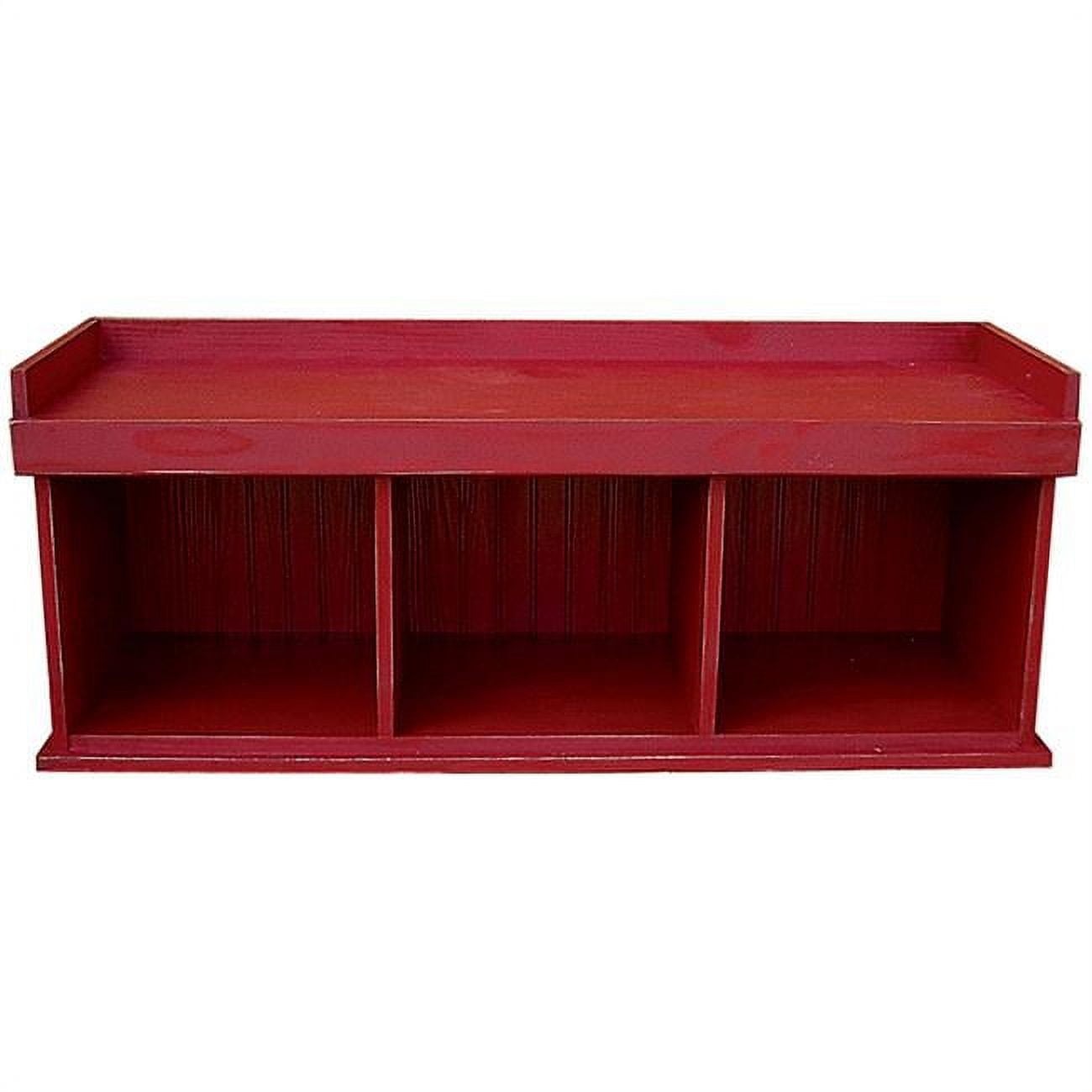 Sawdust City 50 in. Cubby Bench Cottage