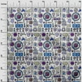 thumbnail image 3 of oneOone Cotton Cambric Blue Fabric Medical Doodle Quilting Supplies Print Sewing Fabric By The Yard 42 Inch Wide, 3 of 4