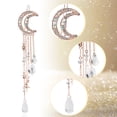 thumbnail image 3 of Pinzas para el pelo románticas con diamantes de imitación, luna creciente, estrella, cuentas de cristal, borla, horquillas para el pelo, cadena, horquilla para mujeres, niñas, joyería nupcial, accesorios para el cabello, regalo de vacaciones de Navidad para mujeres y niñas MFZFUKR CPB-CJZ1738-2, 3 of 5