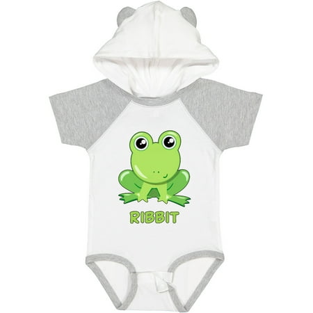 

Inktastic Ribbit Cute Green Frog Gift Baby Boy or Baby Girl Bodysuit
