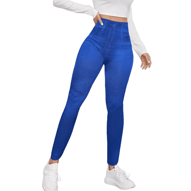 Leggings de Mujer Estilo Mezclilla Unitalla Comodidad y Estilo en Leggins