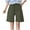 Army Green, variant on Women's Summer Shorts Ladies Fashion Solid Color Cotton Linen Loose Casual Beach Shorts M-3XL