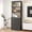 Dark Brown, variant on IDEALSOUL 71” Tall Bookshelf with Drawers, Black Wooden Bookcase with Charging Station & LED Lights, Freestanding Display Cabinet with Shelves & Large Storage Space for Living Room, Office, Bedroom
