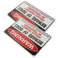 thumbnail image 3 of Beware of Dog Signs for Fence Outdoor Use (2pcs), 3 of 7