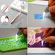 thumbnail image 4 of Bolígrafo de pintura de diamantes con punta perforadora y luz, herramienta de pintura de diamantes 5D, pegamento para pintar, 5 piezas, cabezal de repuesto para bolígrafo de pintura de diamantes, 4 of 5