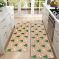 thumbnail image 4 of Kitchen Rugs Sets Of 2,Brown Christmas Tree Pattern Anti Fatigue Kitchen Mat Rugs Non Slip Washable,Decorative Kitchen Floor Mats for Kitchen,Sink,Laundry,17"X47", 4 of 5