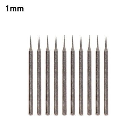 

10Pcs 1-4mm Diamond Grinding Head Burr Grinding Bit Point D Needle Carving tool