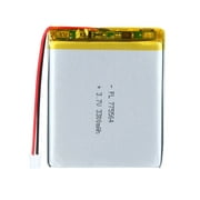 AKZYTUE 3.7V 3300mAh Battery 775564 Lithium Polymer Ion Rechargeable Li-ion Li-Po Battery with 2P PH 2.0mm Pitch Connector