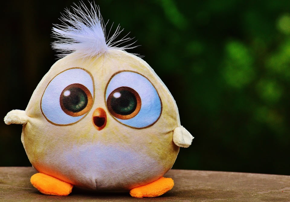 cute bird plush