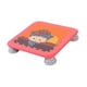 thumbnail image 2 of Trampolín para niños Mini Square Trampoline Jugues Fitness Juguetes Portable Rebounder Rebounder Trampoline para vivero en el jardín doméstico Rojo, 2 of 8