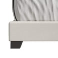 thumbnail image 5 of CraftPorch  Glam Button Tufted Wingback Upholstered Bed Warm grey - Full, 5 of 5