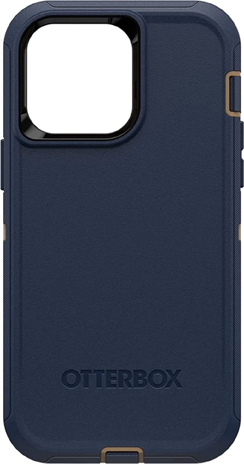 OtterBox Defender Series Screenless Edition Case for iPhone 14 Pro Max Only - Holster Clip Included - Non-Retail Packaging - Blue Suede Shoes