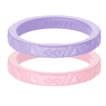 thumbnail image 2 of Silicone Rings by Rinfit - Safe & Durable Wedding Bands For Women - Stackable Infinity Rubber Rings - 2 Pack, 2 of 10