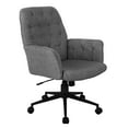 thumbnail image 1 of Techni Mobili Chaise de Bureau Rembourrée Moderne avec Accoudoirs, Régulière, Grise, 1 of 6