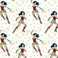 thumbnail image 1 of Wonder Woman 1984 Poses in White 100% Cotton Sold by The Yard, 1 of 1