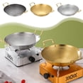 thumbnail image 2 of Professional Steel Griddle Even Heat Distribution Non Stick Honeycomb Surface Anti Scald Handle For Hotels Restaurants, 2 of 8