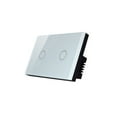 thumbnail image 4 of Smart Wall Touch Switch Light Panel US Touch On/Off Sensor Two Gang One Way Waterproof 240V Controller Switch, 4 of 6