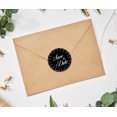 thumbnail image 2 of Darling Souvenir DIY Round 45 Pcs Black Polka Dot Save The Date Wedding Stickers-1.6 Inches, 2 of 4